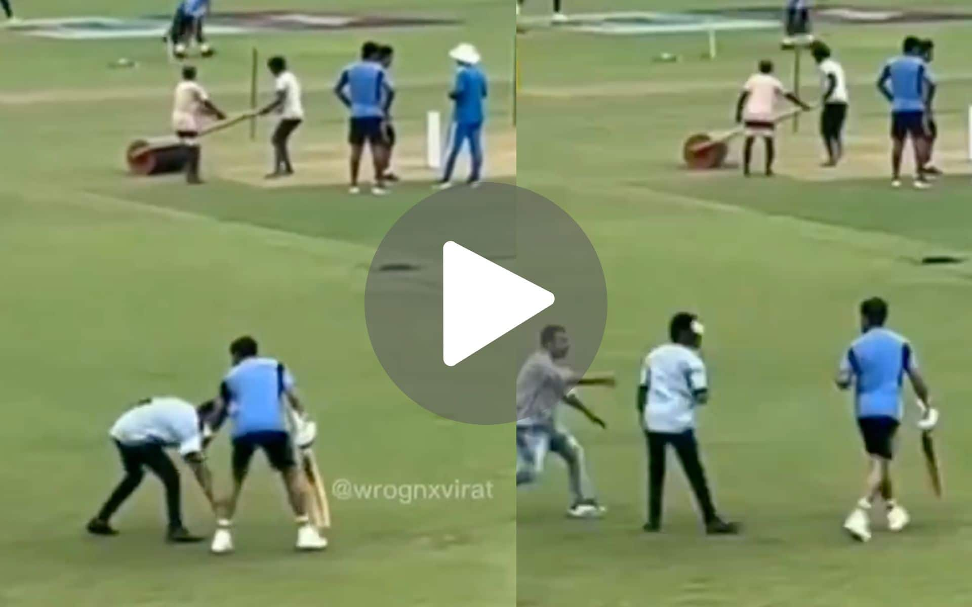 Kanpur Groundsman Touches Virat Kohli's Feet Before India Vs Bangladesh 2nd Test - WATCH